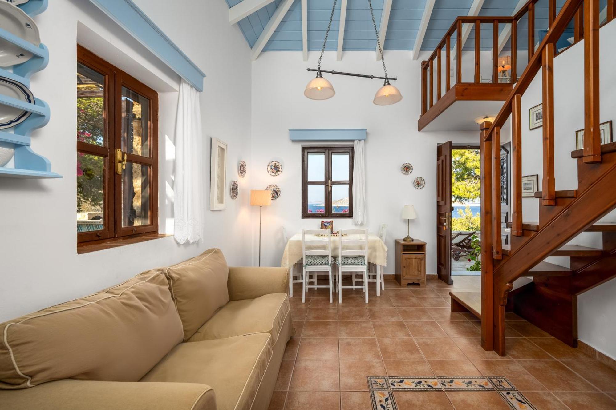 Villa Ftenagia Chalki Town Eksteriør bilde